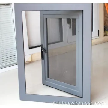 Schermata della finestra Mesh in alluminio in alluminio